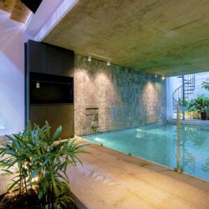 thiết kế bể bơi trong nhà