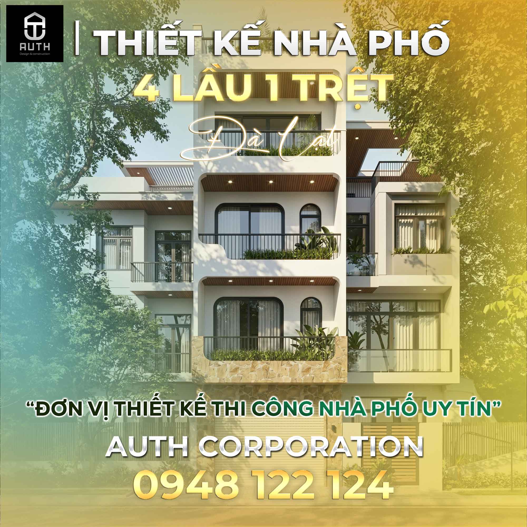 Thiết-kế-nhà-phố-4-lầu-1-trệt-Đà-Lạt1